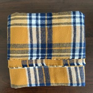 NWOT Flannel fabric, approx 45”x60.”